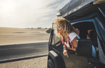 jeep in the desert