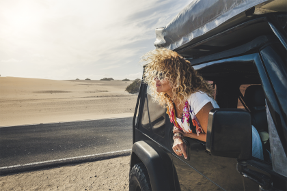 jeep in the desert