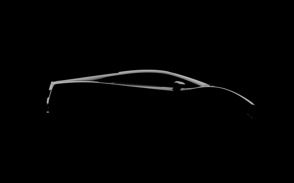 Car in silhouette